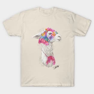 Decorated Peruvian Llama T-Shirt